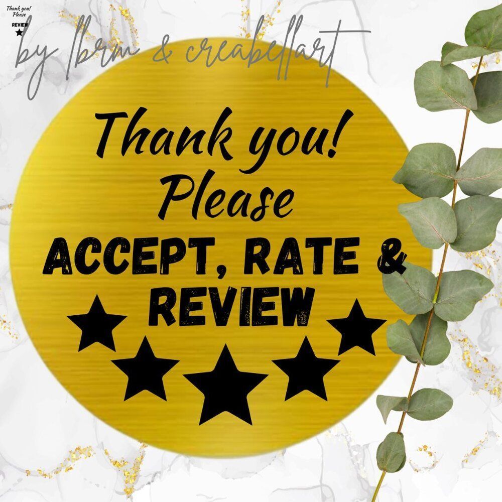 100 Thermal Thank you Stickers 1.57"  | Review Stickers